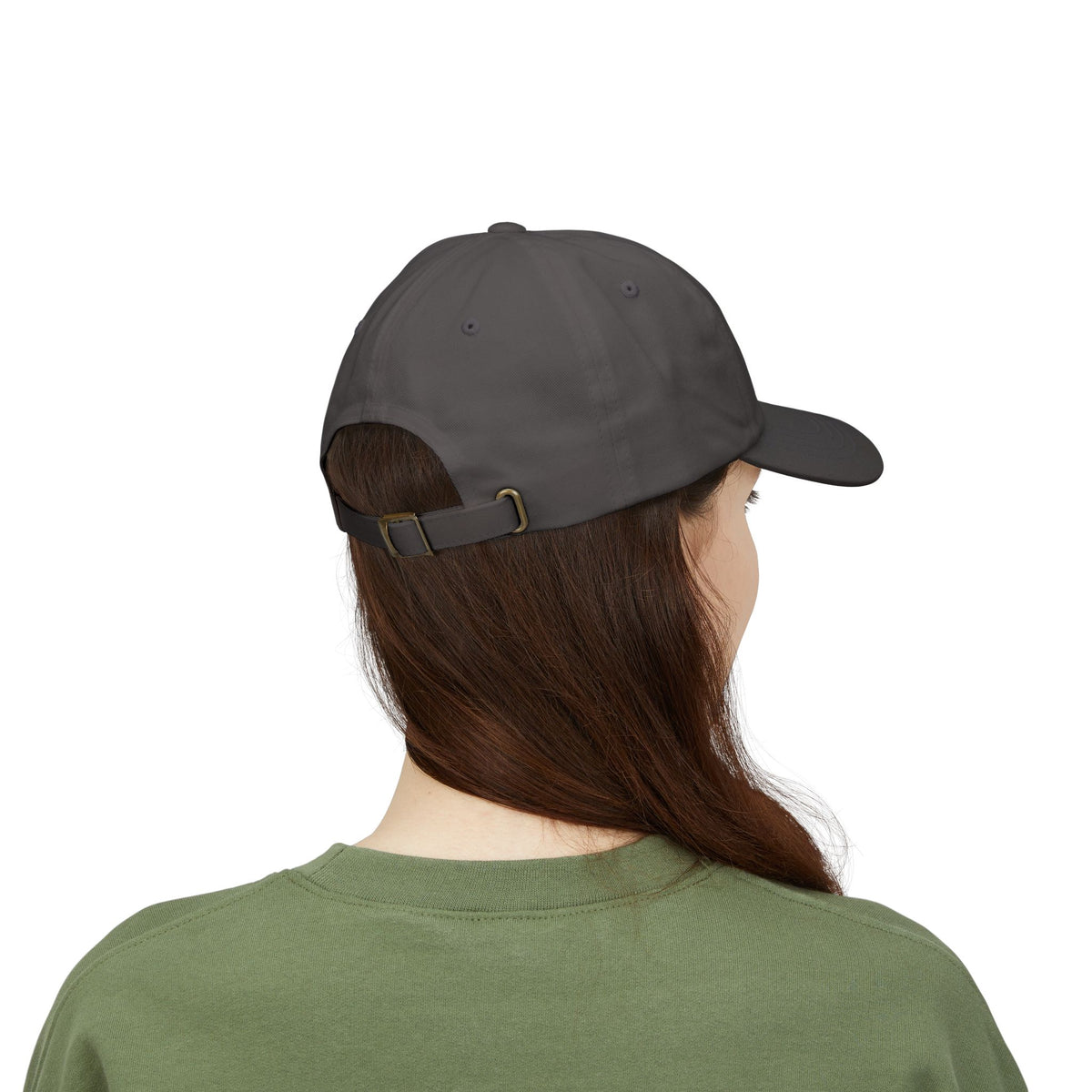 Ghoul Thread Spider Skull Dad Cap — Minimal Gothic Embroidered Baseball Hat