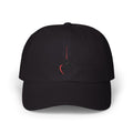 Ghoul Thread Spider Skull Dad Cap — Minimal Gothic Embroidered Baseball Hat