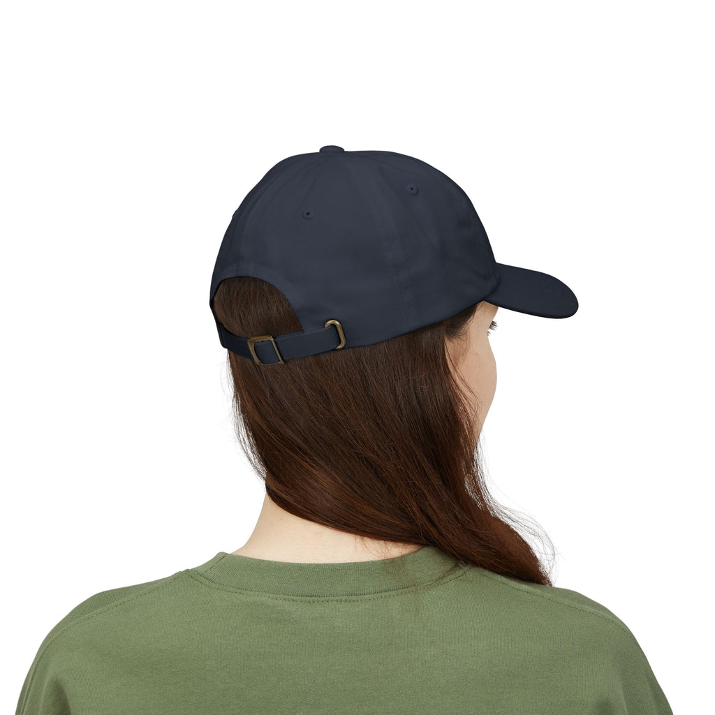 Ghoul Thread Spider Skull Dad Cap — Minimal Gothic Embroidered Baseball Hat