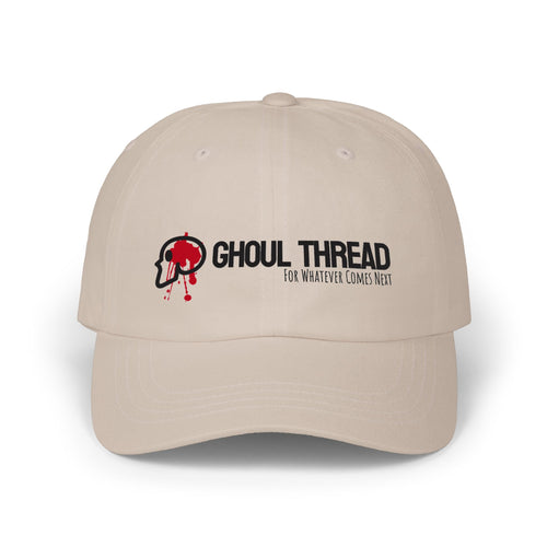 Ghoul Thread Embroidered 'Blood Logo' Dad Cap — Rugged Urban Baseball Hat