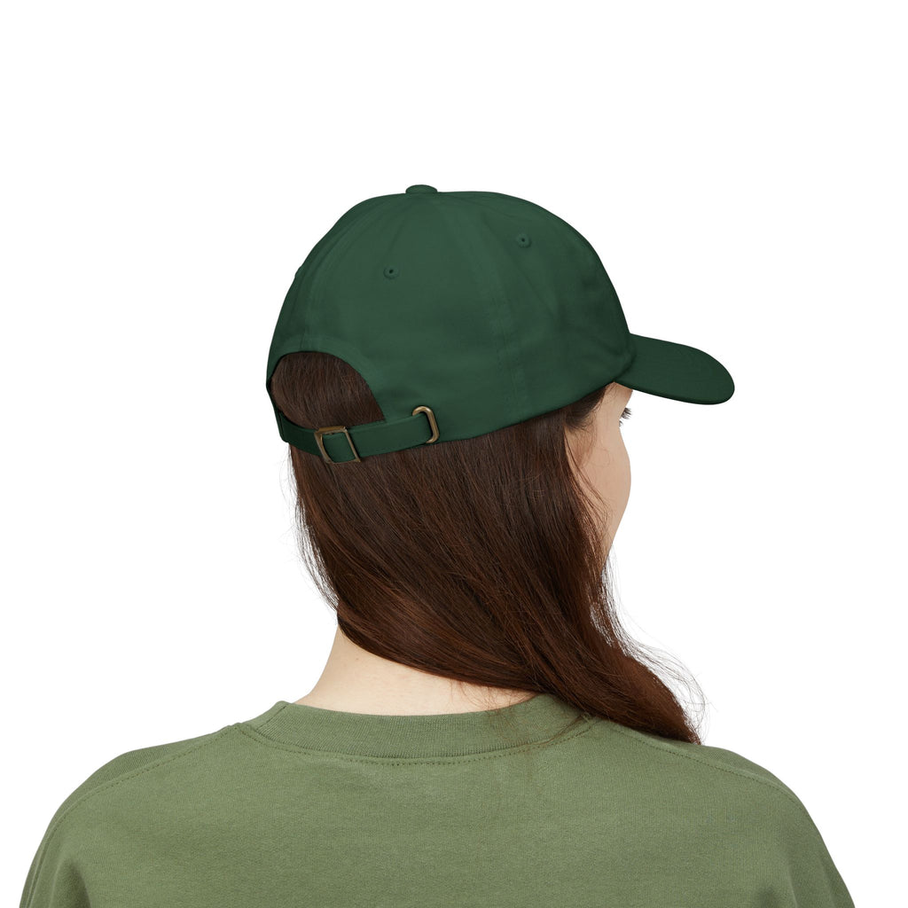 Ghoul Thread Spider Skull Dad Cap — Minimal Gothic Embroidered Baseball Hat