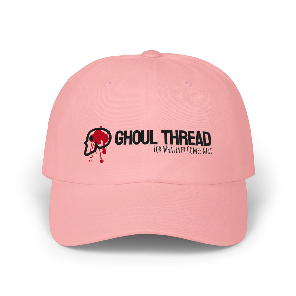 Ghoul Thread Embroidered 'Blood Logo' Dad Cap — Rugged Urban Baseball Hat