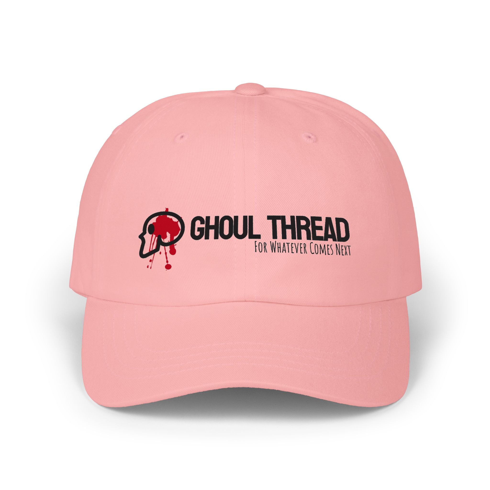 Ghoul Thread Embroidered 'Blood Logo' Dad Cap — Rugged Urban Baseball Hat