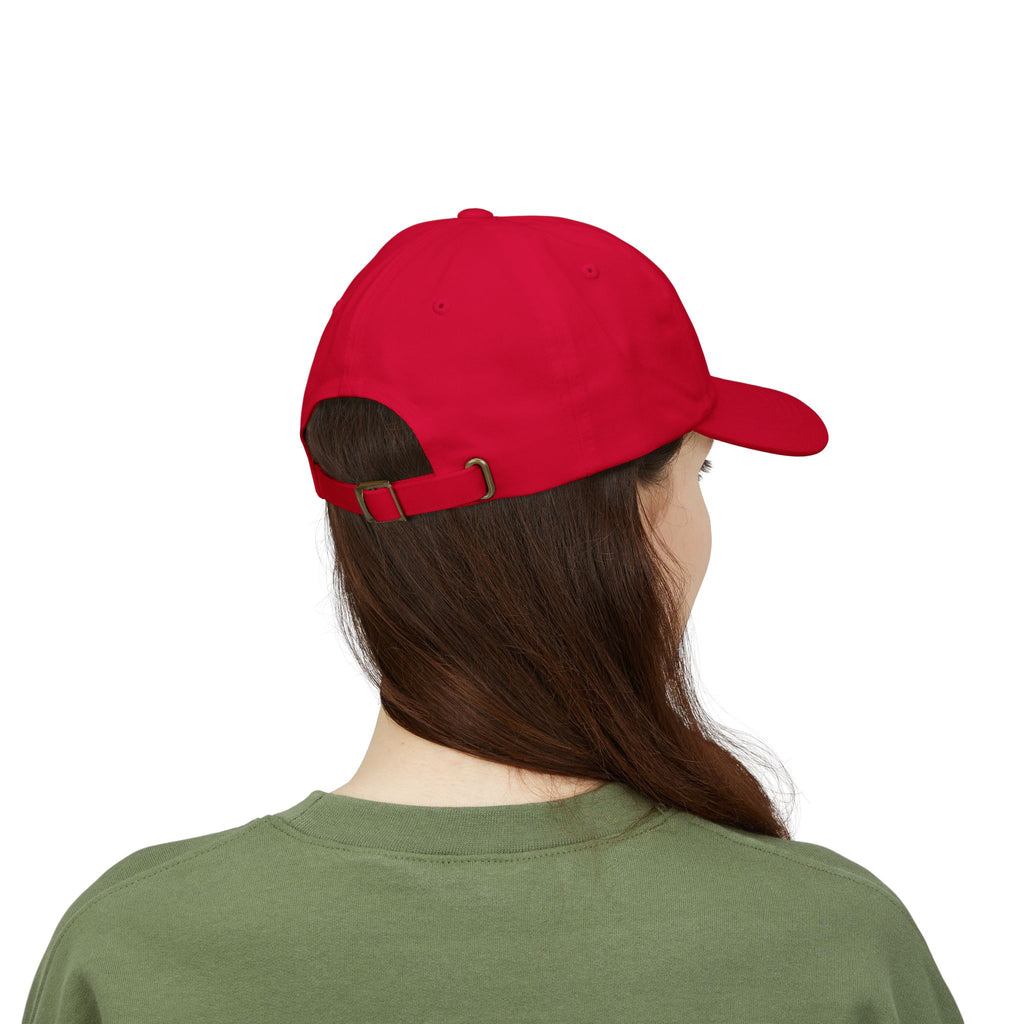 Ghoul Thread Spider Skull Dad Cap — Minimal Gothic Embroidered Baseball Hat