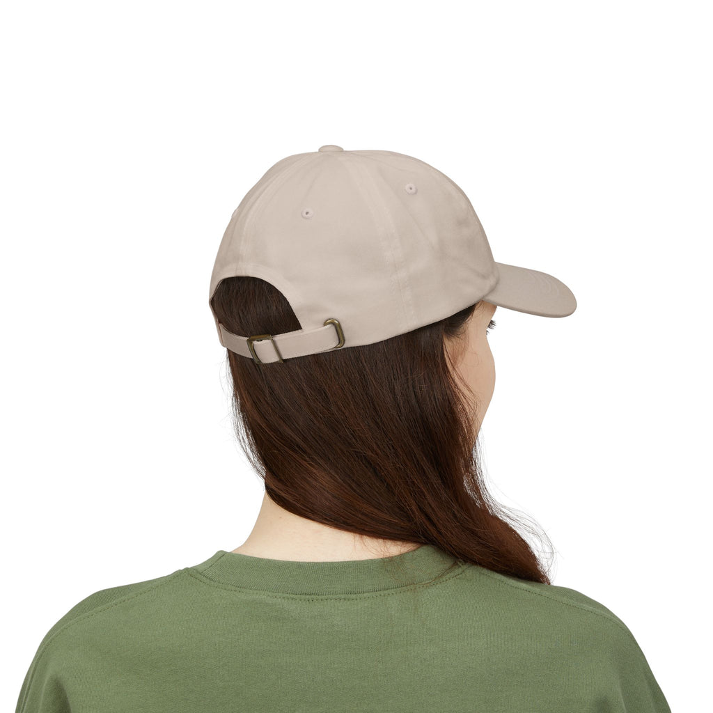 Ghoul Thread Spider Skull Dad Cap — Minimal Gothic Embroidered Baseball Hat